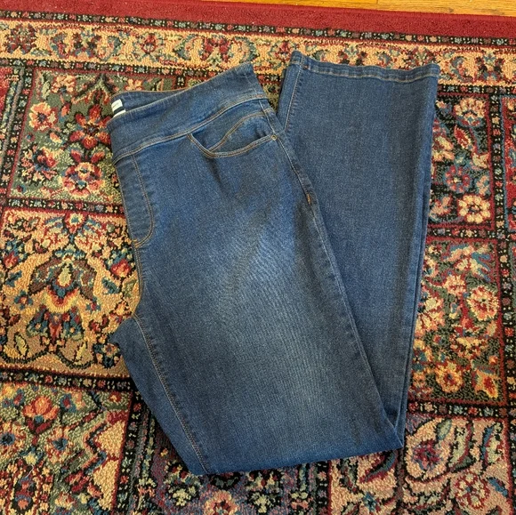 Westbound Jeans, 14L, Pull On Style, Flat Waistband, Flare Legs, 31.5" Inseam - Picture 5 of 5